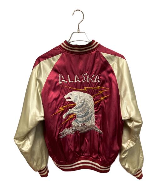ALASKA（アラスカ）ALASKA (アラスカ) ALASKA 古着 リバーシブルスーベニアジャケット レッド×ブラック サイズ:不明の古着・服飾アイテム
