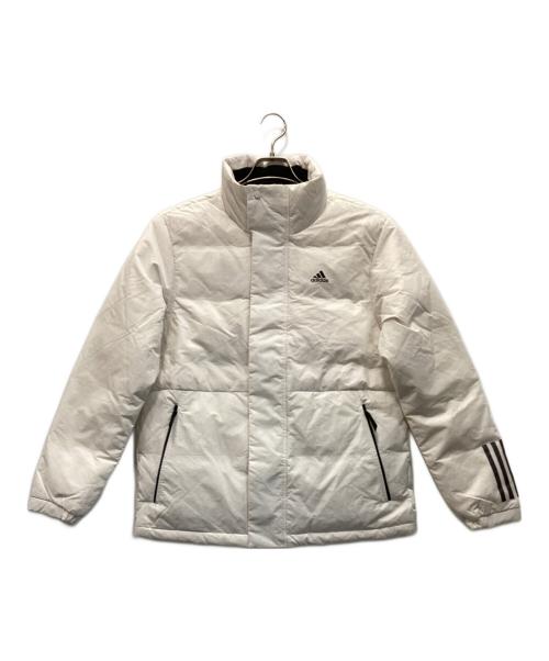 adidas（アディダス）adidas (アディダス) ダウンジャケット ホワイト サイズ:Ｌ 未使用品の古着・服飾アイテム