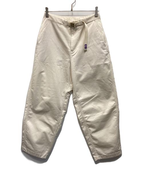 THE NORTHFACE PURPLELABEL（ザ・ノースフェイス パープルレーベル）THE NORTHFACE PURPLELABEL (ザ・ノースフェイス パープルレーベル) Stretch Twill Wide Tapered Pants アイボリー サイズ:Ｍの古着・服飾アイテム