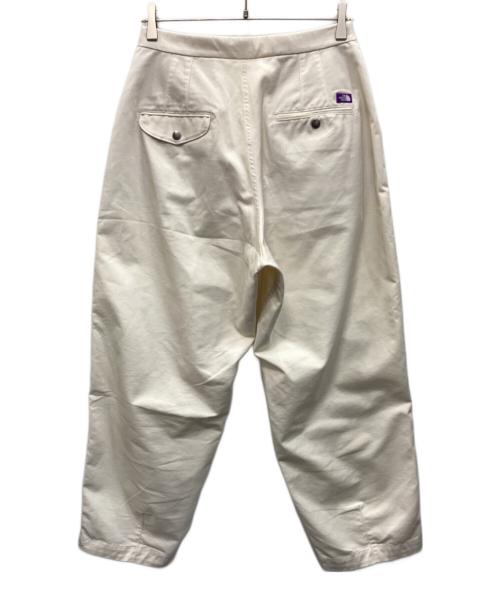 THE NORTHFACE PURPLELABEL（ザ・ノースフェイス パープルレーベル）THE NORTHFACE PURPLELABEL (ザ・ノースフェイス パープルレーベル) Stretch Twill Wide Tapered Pants アイボリー サイズ:Ｍの古着・服飾アイテム