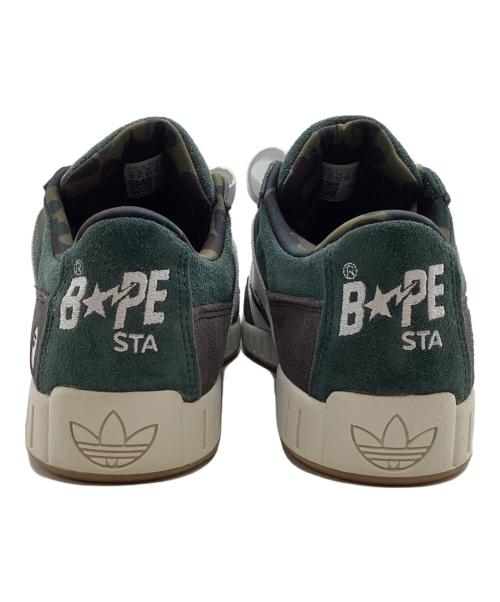adidas Originals（アディダスオリジナル）adidas Originals (アディダスオリジナル) A BATHING APE (アベイシングエイプ) スニーカー グリーン サイズ:28ｃｍの古着・服飾アイテム
