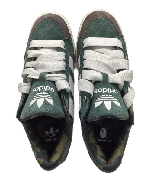 adidas Originals（アディダスオリジナル）adidas Originals (アディダスオリジナル) A BATHING APE (アベイシングエイプ) スニーカー グリーン サイズ:28ｃｍの古着・服飾アイテム