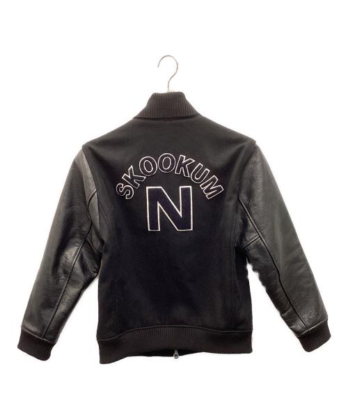 skookum（スクーカム）skookum (スクーカム) NICOLE (ニコル) スタジャン ブラック サイズ:46の古着・服飾アイテム