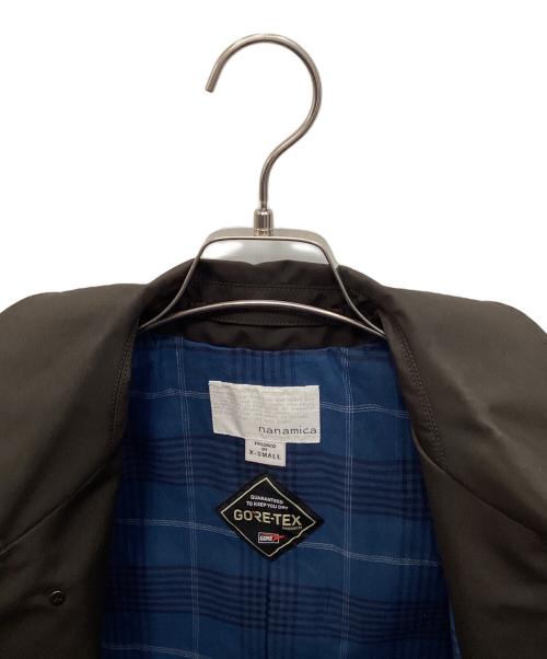 nanamica（ナナミカ）nanamica (ナナミカ) ショートステンカラーコート ブラック サイズ:XSの古着・服飾アイテム