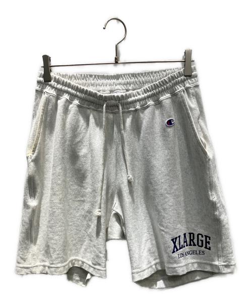 Champion（チャンピオン）Champion (チャンピオン) X-LARGE (エクストララージ) リバースウィーブショートパンツ アイボリー サイズ:Mの古着・服飾アイテム