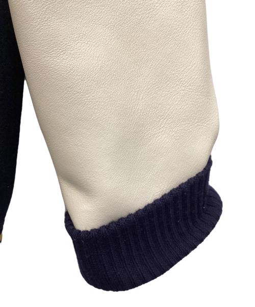 STANDARD CALIFORNIA（スタンダードカリフォルニア）STANDARD CALIFORNIA (スタンダードカリフォルニア) スタジャン ネイビー×ベージュ サイズ:ＸＬの古着・服飾アイテム