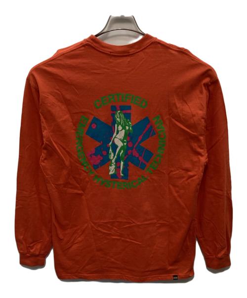 Hysteric Glamour（ヒステリックグラマー）Hysteric Glamour (ヒステリックグラマー) ロングスリーブTシャツ オレンジ サイズ:ＸＬの古着・服飾アイテム