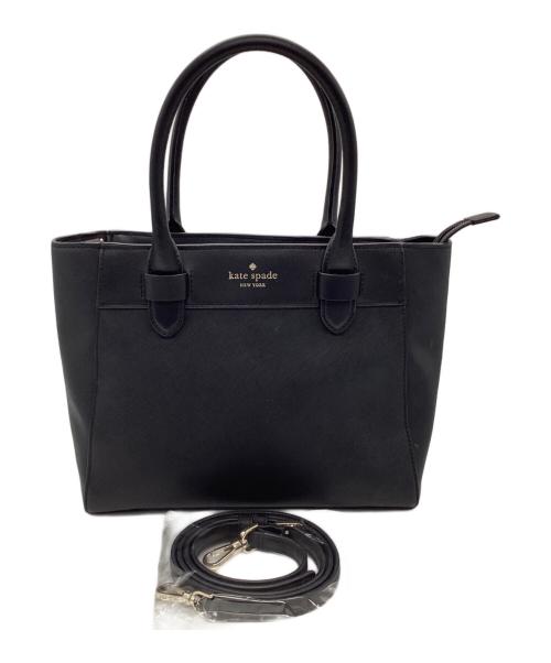 Kate Spade（ケイトスペード）Kate Spade (ケイトスペード) 2WAYバッグ ブラックの古着・服飾アイテム