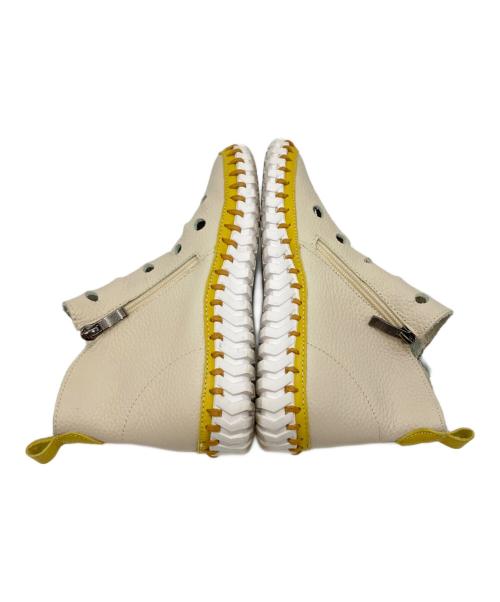 estacion（エスタシオ）estacion (エスタシオ) パンチングブーツ ベージュ サイズ:23cmの古着・服飾アイテム