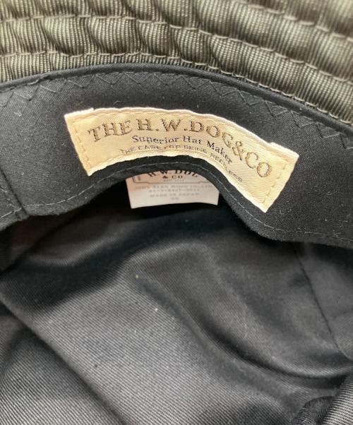 THE H.W.DOG&CO（ザエイチダブリュードッグアンドコー）THE H.W.DOG&CO (ザエイチダブリュードッグアンドコー) DOWN BRIM HAT バケットハット カーキ サイズ:36の古着・服飾アイテム