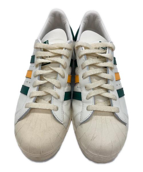 adidas（アディダス）adidas (アディダス) スニーカー アイボリー×グリーン サイズ:27cmの古着・服飾アイテム