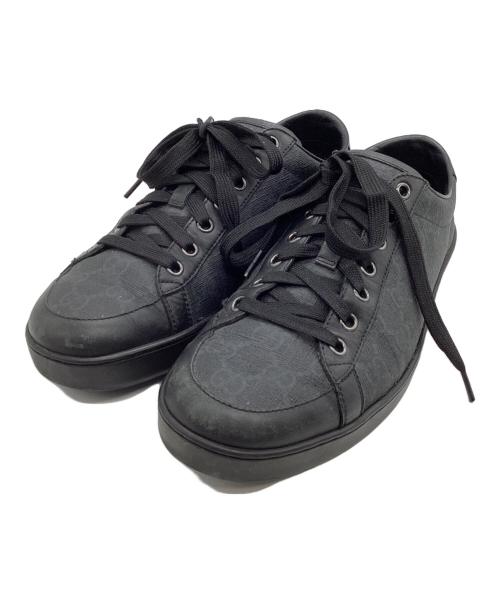 GUCCI（グッチ）GUCCI (グッチ) スニーカー ブラック サイズ:UK7の古着・服飾アイテム