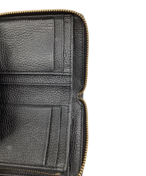 TORY BURCH（トリーバーチ）TORY BURCH (トリーバーチ) ジップウォレット ブラックの古着・服飾アイテム