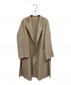 Plageプラージュ）の古着「ハミルトンノーカラーコート」｜ブラウン
