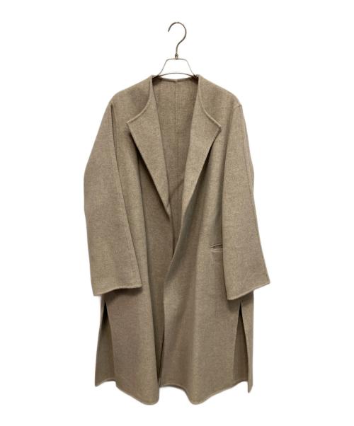 Plage（プラージュ）Plage (プラージュ) ハミルトンノーカラーコート ブラウン サイズ:38の古着・服飾アイテム