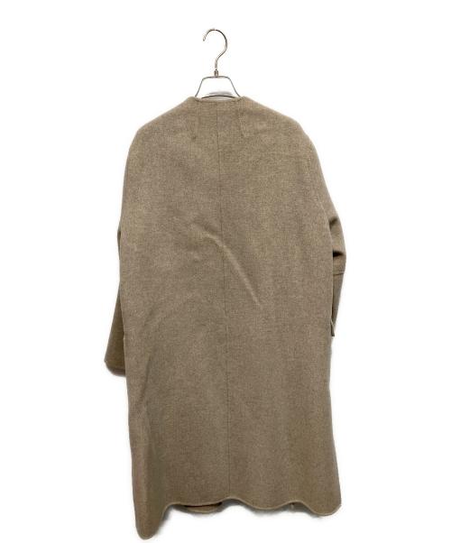 Plage（プラージュ）Plage (プラージュ) ハミルトンノーカラーコート ブラウン サイズ:38の古着・服飾アイテム