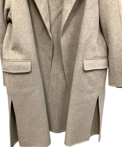 Plage（プラージュ）Plage (プラージュ) ハミルトンノーカラーコート ブラウン サイズ:38の古着・服飾アイテム