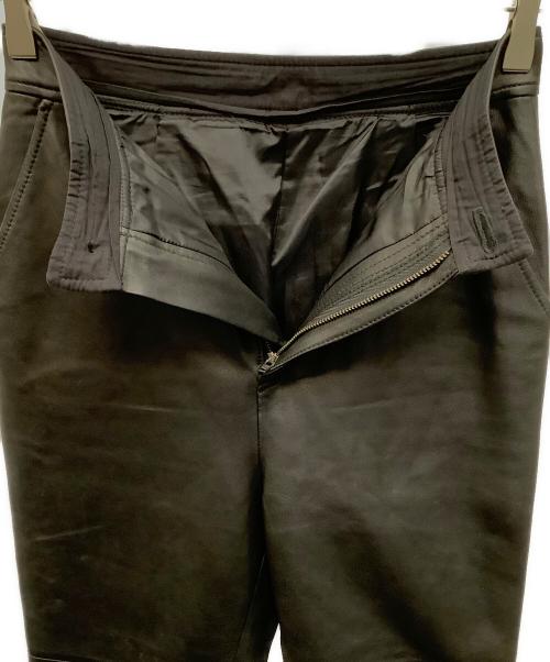 Curensology（カレンソロジー）Curensology (カレンソロジー) ラムレザーパンツ ブラック サイズ:36の古着・服飾アイテム