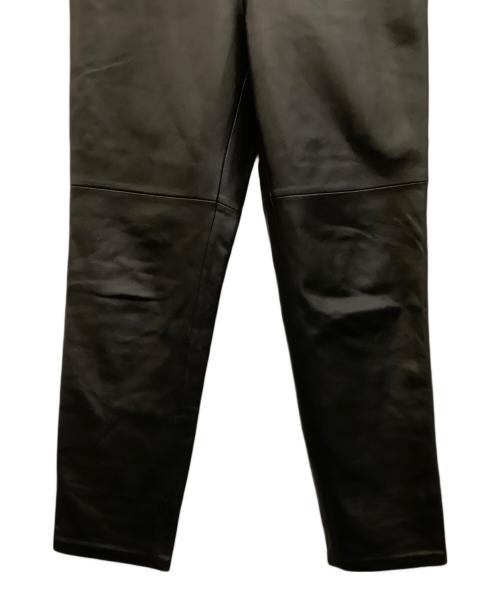 Curensology（カレンソロジー）Curensology (カレンソロジー) ラムレザーパンツ ブラック サイズ:36の古着・服飾アイテム