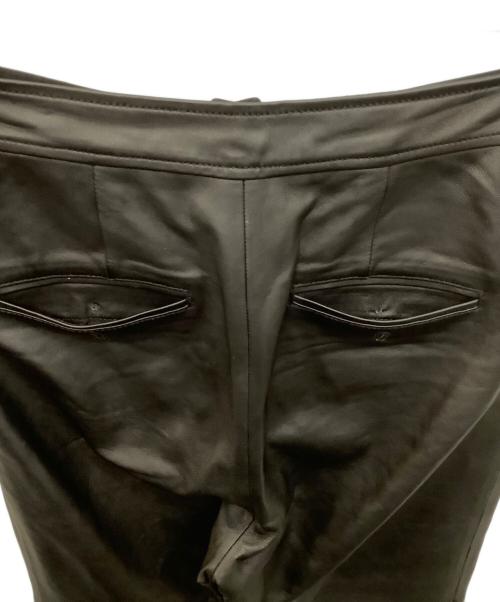 Curensology（カレンソロジー）Curensology (カレンソロジー) ラムレザーパンツ ブラック サイズ:36の古着・服飾アイテム