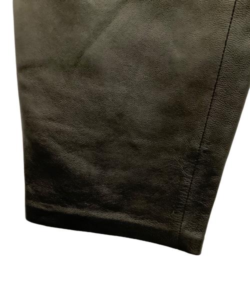 Curensology（カレンソロジー）Curensology (カレンソロジー) ラムレザーパンツ ブラック サイズ:36の古着・服飾アイテム