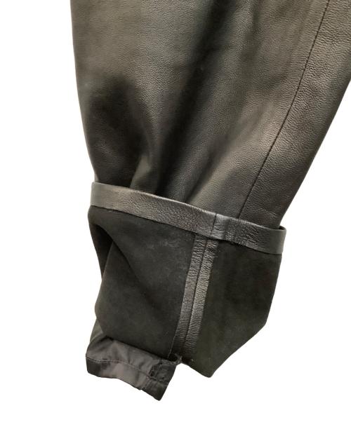 Curensology（カレンソロジー）Curensology (カレンソロジー) ラムレザーパンツ ブラック サイズ:36の古着・服飾アイテム