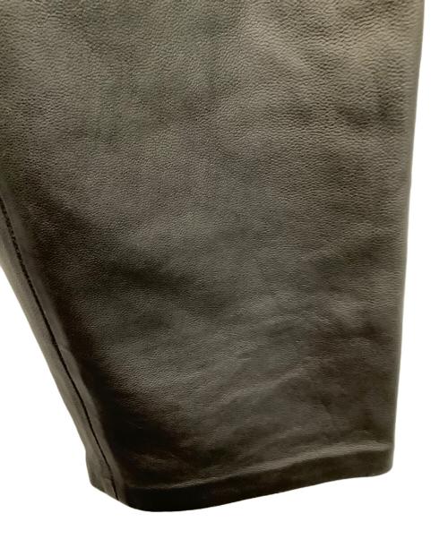 Curensology（カレンソロジー）Curensology (カレンソロジー) ラムレザーパンツ ブラック サイズ:36の古着・服飾アイテム