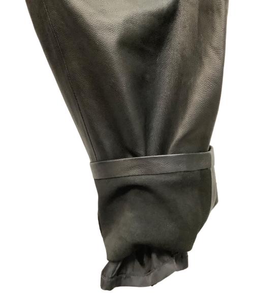 Curensology（カレンソロジー）Curensology (カレンソロジー) ラムレザーパンツ ブラック サイズ:36の古着・服飾アイテム