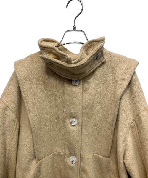 AERMA（エリマ）AERMA (エリマ) stand design over long wool coat ウールコート ブラウン サイズ:Freeの古着・服飾アイテム