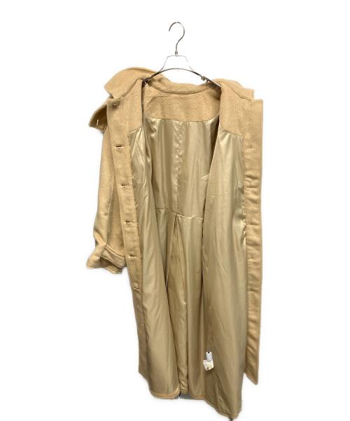 AERMA（エリマ）AERMA (エリマ) stand design over long wool coat ウールコート ブラウン サイズ:Freeの古着・服飾アイテム