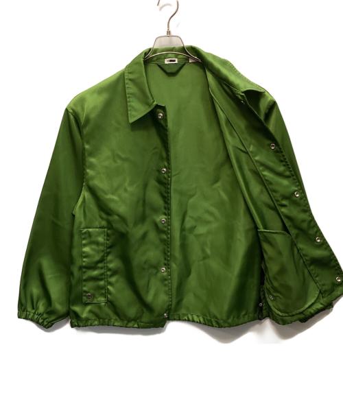 BEAUTY&YOUTH UNITED ARROWS（ビューティーアンドユースユナイテッドアローズ）BEAUTY&YOUTH UNITED ARROWS (ビューティーアンドユースユナイテッドアローズ) WASHED NYLON COACH JACKET グリーン サイズ:Ｍの古着・服飾アイテム