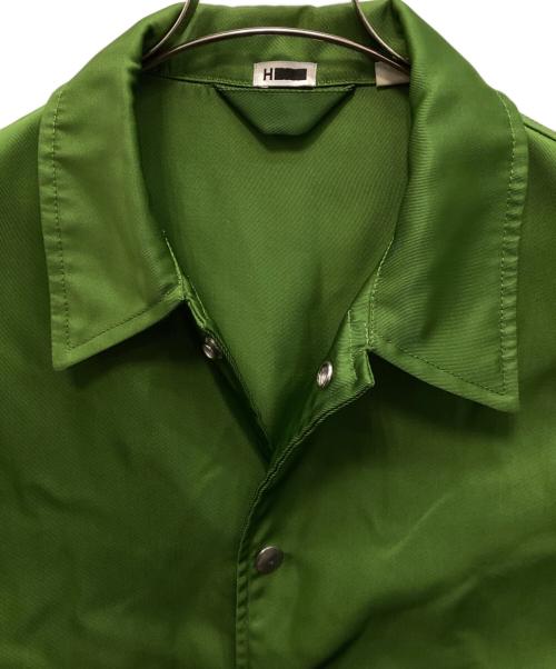 BEAUTY&YOUTH UNITED ARROWS（ビューティーアンドユースユナイテッドアローズ）BEAUTY&YOUTH UNITED ARROWS (ビューティーアンドユースユナイテッドアローズ) WASHED NYLON COACH JACKET グリーン サイズ:Ｍの古着・服飾アイテム