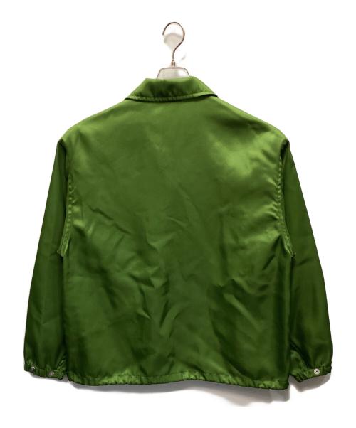 BEAUTY&YOUTH UNITED ARROWS（ビューティーアンドユースユナイテッドアローズ）BEAUTY&YOUTH UNITED ARROWS (ビューティーアンドユースユナイテッドアローズ) WASHED NYLON COACH JACKET グリーン サイズ:Ｍの古着・服飾アイテム