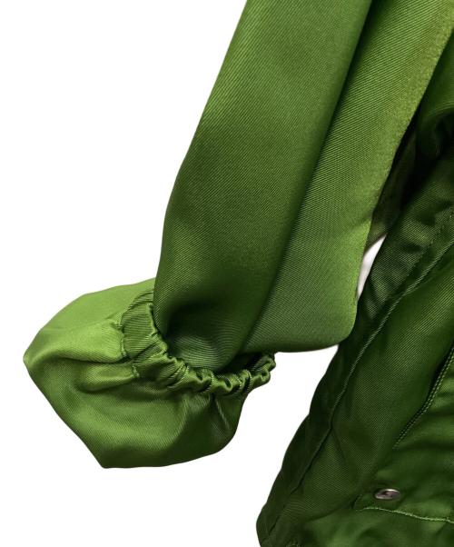 BEAUTY&YOUTH UNITED ARROWS（ビューティーアンドユースユナイテッドアローズ）BEAUTY&YOUTH UNITED ARROWS (ビューティーアンドユースユナイテッドアローズ) WASHED NYLON COACH JACKET グリーン サイズ:Ｍの古着・服飾アイテム