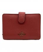COACHコーチ）の古着「2つ折り財布」｜ピンク