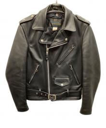 Schott（ショット）の古着「ダブルライダースジャケット」｜ブラック