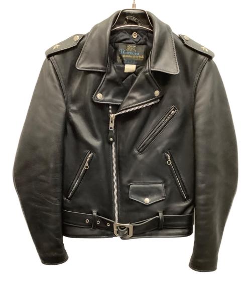 Schott（ショット）Schott (ショット) ダブルライダースジャケット ブラック サイズ:34の古着・服飾アイテム