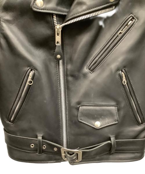 Schott（ショット）Schott (ショット) ダブルライダースジャケット ブラック サイズ:34の古着・服飾アイテム