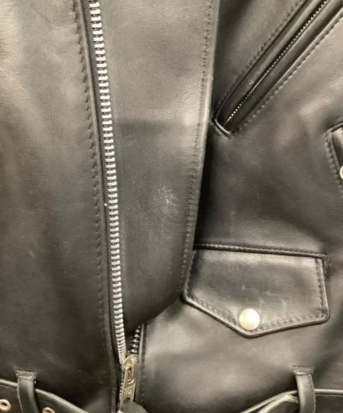 Schott（ショット）Schott (ショット) ダブルライダースジャケット ブラック サイズ:34の古着・服飾アイテム