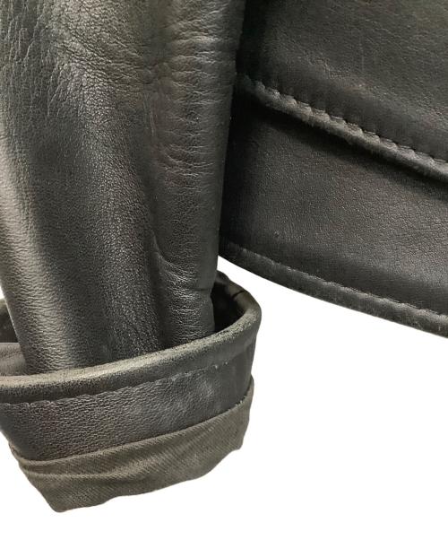 Schott（ショット）Schott (ショット) ダブルライダースジャケット ブラック サイズ:34の古着・服飾アイテム
