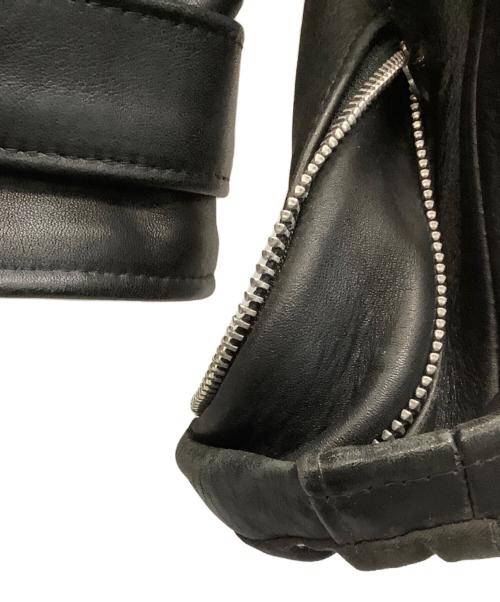 Schott（ショット）Schott (ショット) ダブルライダースジャケット ブラック サイズ:34の古着・服飾アイテム