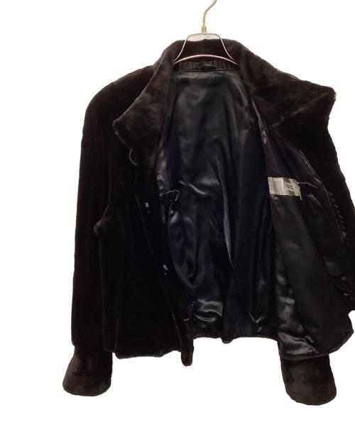 SAGA MINK（サガミンク）SAGA MINK (サガミンク) ファージャケット ブラック サイズ:Ｆｒｅｅの古着・服飾アイテム