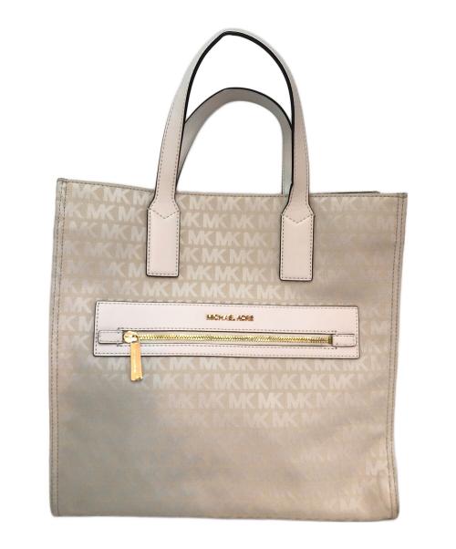MICHAEL KORS（マイケル・コース）MICHAEL KORS (マイケルコース) 2WAYショルダーバッグ ベージュの古着・服飾アイテム
