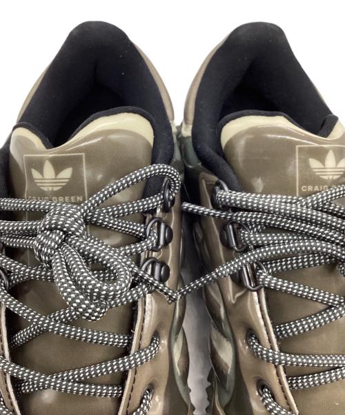 adidas Originals（アディダスオリジナル）adidas Originals (アディダスオリジナル) スニーカー グリーン×ブラウン サイズ:25cmの古着・服飾アイテム