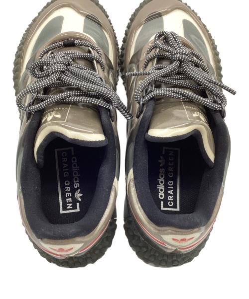 adidas Originals（アディダスオリジナル）adidas Originals (アディダスオリジナル) スニーカー グリーン×ブラウン サイズ:25cmの古着・服飾アイテム