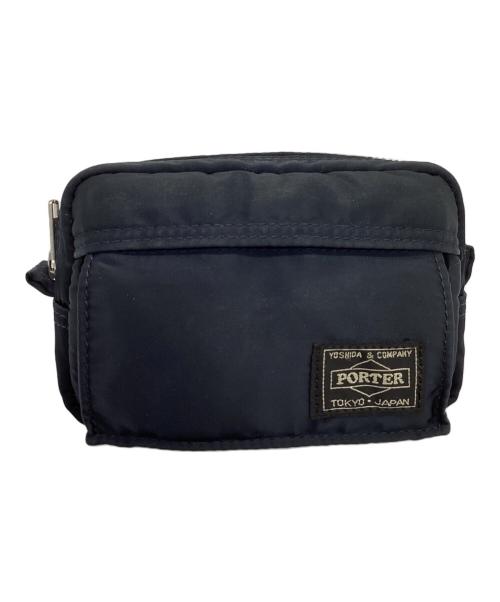 HEAD PORTER（ヘッドポーター）HEAD PORTER (ヘッドポーター) タブレットケース ネイビー×オレンジの古着・服飾アイテム