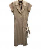 UNITED TOKYOユナイテッドトーキョー）の古着「ハーフクロンビーワンピース」｜カーキ