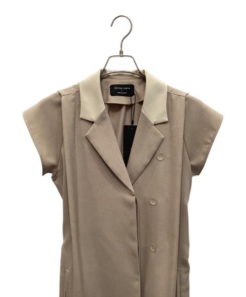 UNITED TOKYO（ユナイテッドトーキョー）UNITED TOKYO (ユナイテッドトーキョー) ハーフクロンビーワンピース カーキ サイズ:1 未使用品の古着・服飾アイテム
