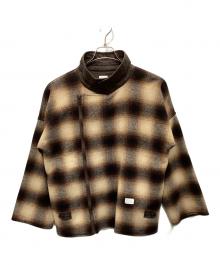 BEDWIN &THE HEARTBREAKERS×WOOLRICH（ベドウィンアンドザ ハートブレイカーズ×ウールリッチ）の古着「オンブレチェックウールジャケット」｜ブラウン