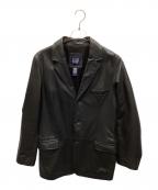 GAPギャップ）の古着「レザーコート」｜ブラック